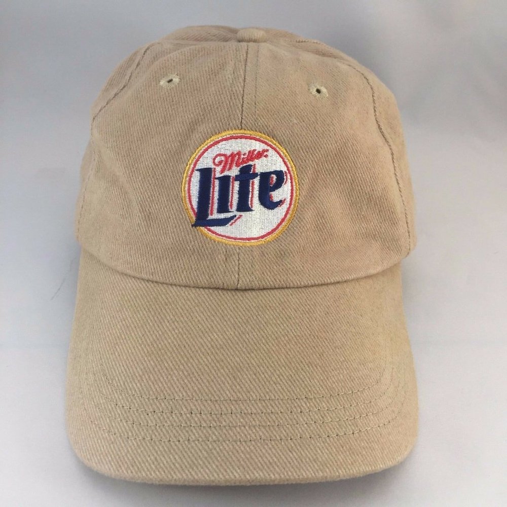 Miller Lite Khaki Corduroy Cap Cutter & Buck